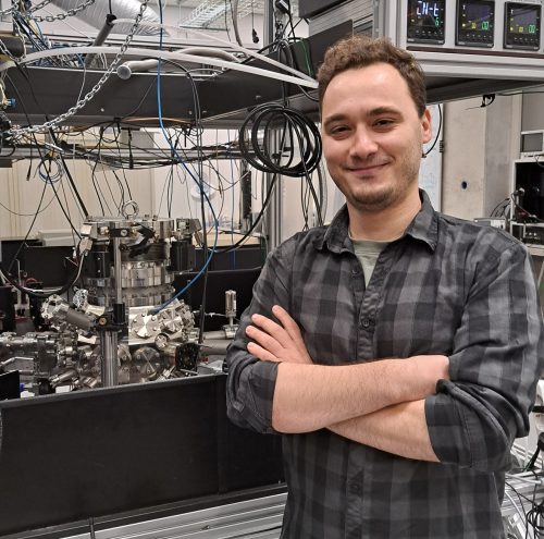 Mikheil Kharbedia in the lab.